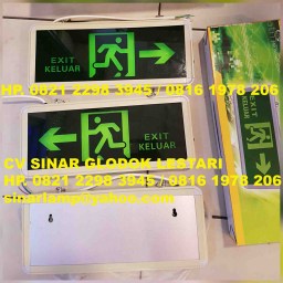 Lampu Emergency EXIT Dinding